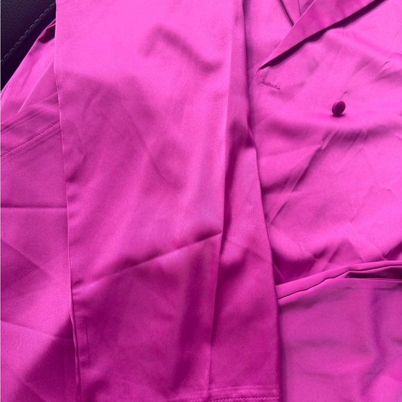 Vibrant Magenta Two-Piece Loungewear Set - Picture 3 of 8